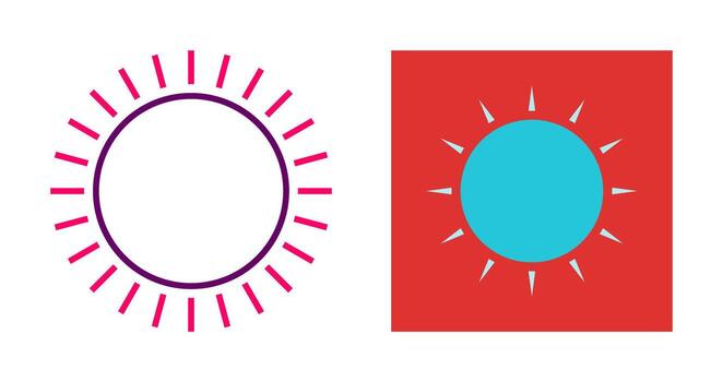 Sun Vector Icon