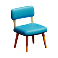 chair 3d rendering icon illustration png