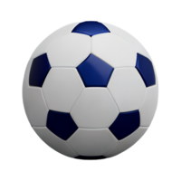 fotboll boll 3d tolkning ikon illustration png