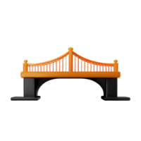 pont 3d le rendu icône illustration png