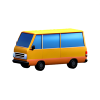 camioneta 3d representación icono ilustración png