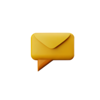 Email 3d Rendern Symbol Illustration png