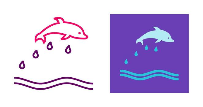 Dolphin Vector Icon