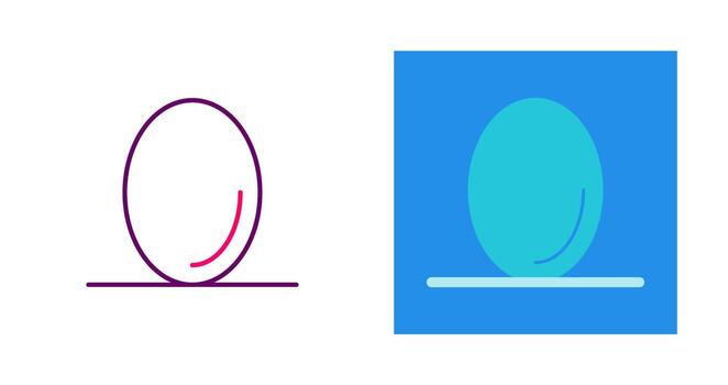 icono de vector de huevo
