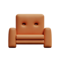 furniture 3d rendering icon illustration png