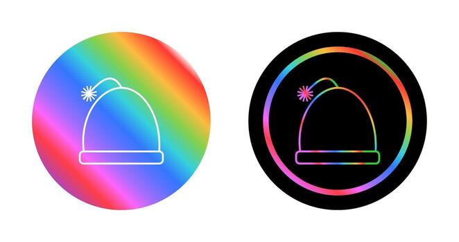 icono de vector de gorra caliente