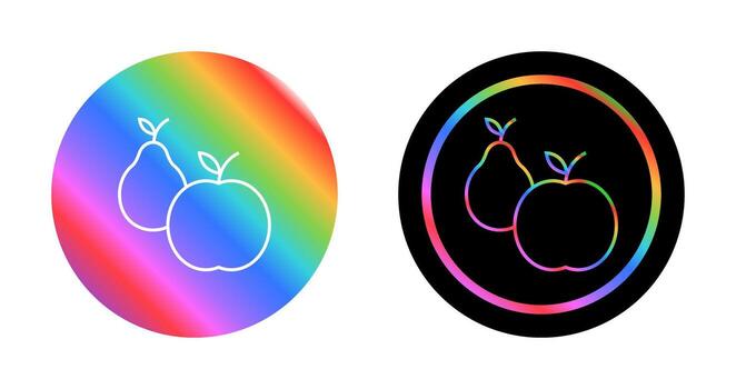 icono de vector de frutas