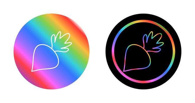 icono de vector de remolacha
