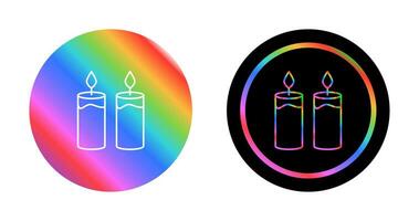 Two Candles Vector Icon