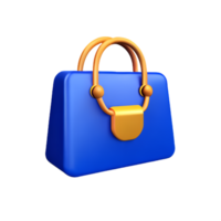 bag 3d rendering icon illustration png