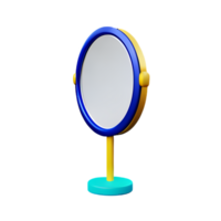 mirror 3d rendering icon illustration png