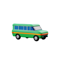 furgone 3d interpretazione icona illustrazione png