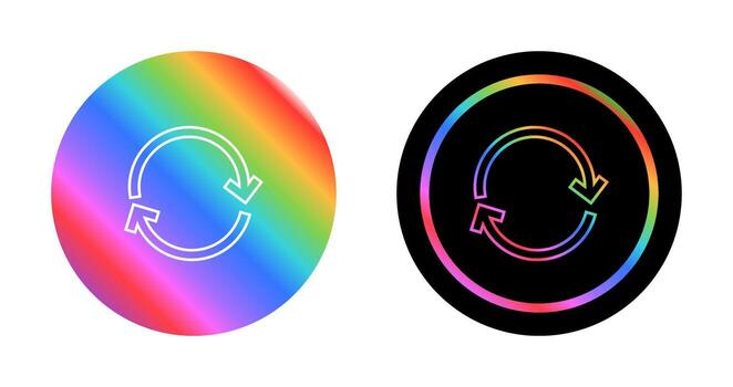 repetir icono vectorial vector