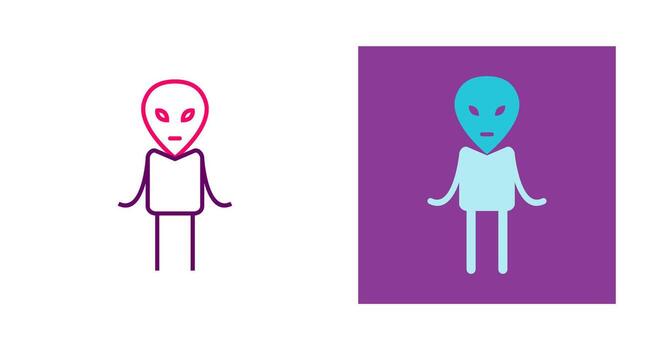 Alien Vector Icon