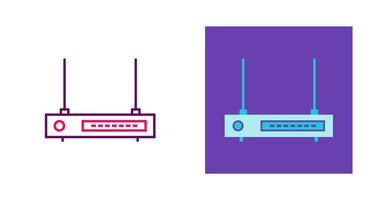 icono de vector de enrutador wifi