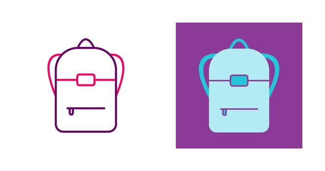 Backpack Vector Icon
