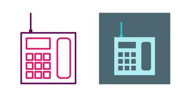 Wireless Landline Phone Vector Icon