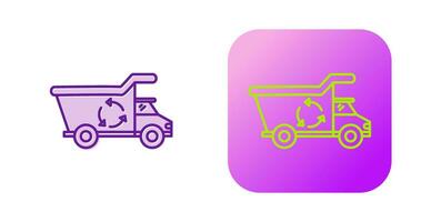 Recycling Truck Vector Icon