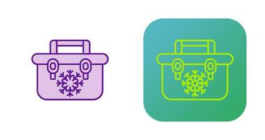 Portable Fridge Vector Icon