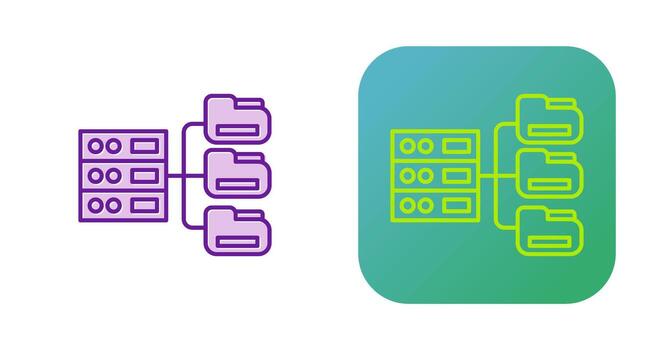 icono de vector de base de datos