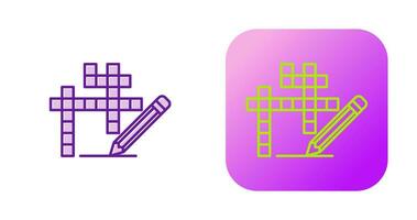 Crossword Vector Icon