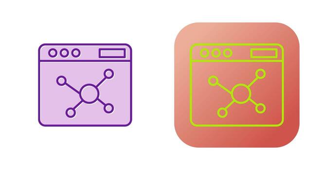 icono de vector de algoritmo