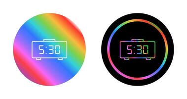 Digital Clock Vector Icon