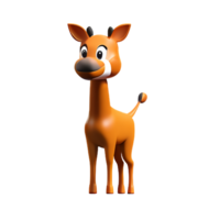 Giraffe 3d Rendern Symbol Illustration png