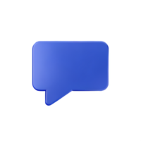 chat 3d rendering icon illustration png