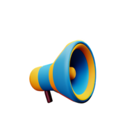 speaker 3d rendering icon illustration png