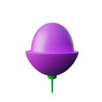 lavendel 3d renderen icoon illustratie png