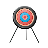 target 3d rendering icon illustration png