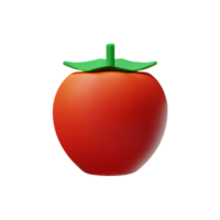 tomate 3d Renderização ícone ilustração png