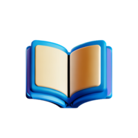 Biblia 3d representación icono ilustración png