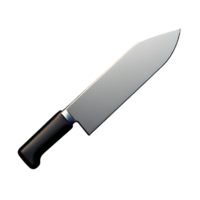 cuchillo 3d representación icono ilustración png