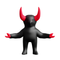 diable 3d le rendu icône illustration png