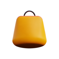 bag 3d rendering icon illustration png