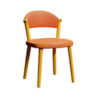 silla 3d representación icono ilustración png