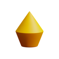 crystal 3d rendering icon illustration png