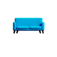 Sofa 3d Rendern Symbol Illustration png