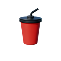 drinken 3d renderen icoon illustratie png