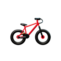 bicyclette 3d le rendu icône illustration png