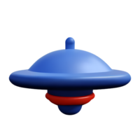 ufo 3d renderen icoon illustratie png