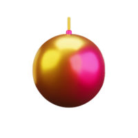 disco pelota 3d representación icono ilustración png
