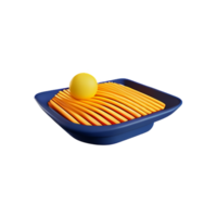 pasta 3d rendering icon illustration png