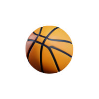 basketboll 3d tolkning ikon illustration png