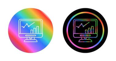 Lcd Growth Vector Icon