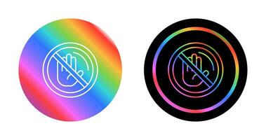 No Passing Vector Icon