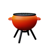 bbq 3d rendering icon illustration png