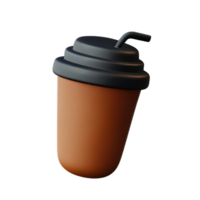 coffee 3d icon illustration png